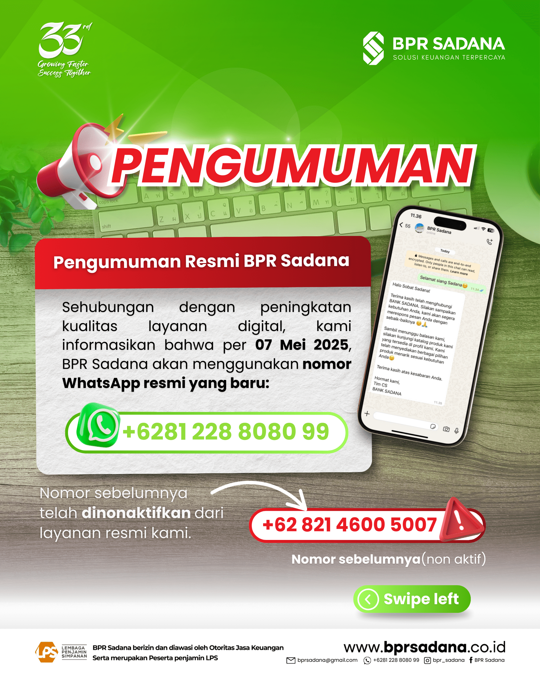 PENGUMUMAN RESMI